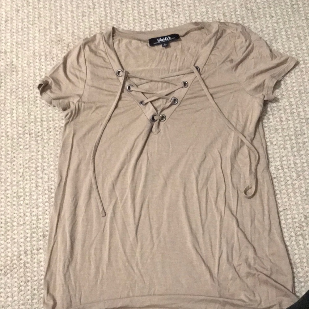 Lulus drawstring top